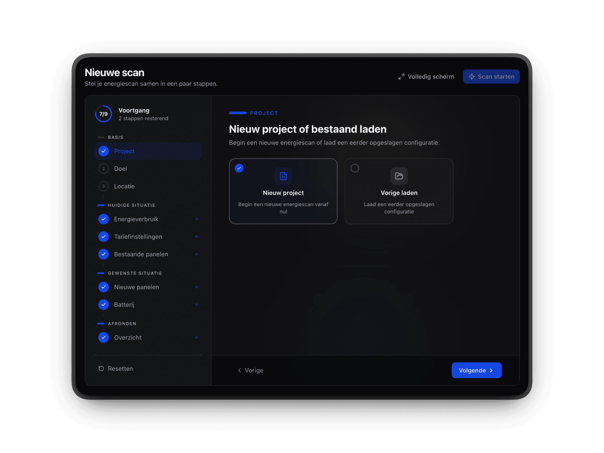 Stap-voor-stap begeleiding